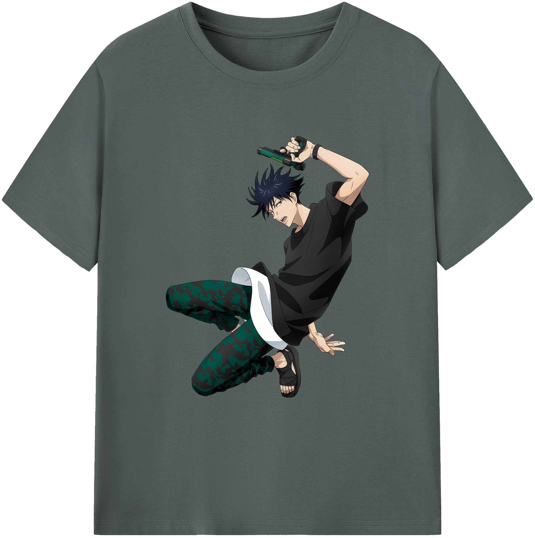（画像用） 呪術廻戦 Jujutsu Kaisen 綿100％ メンズ半袖Tシャツ｜肌触りやわらか＆通気性